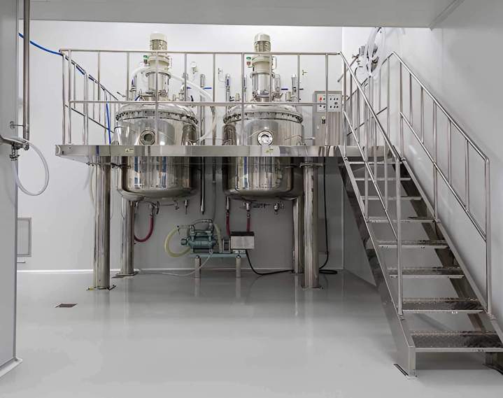 Fabrication de mezzanine et d’escalier en acier inoxydable Blainville